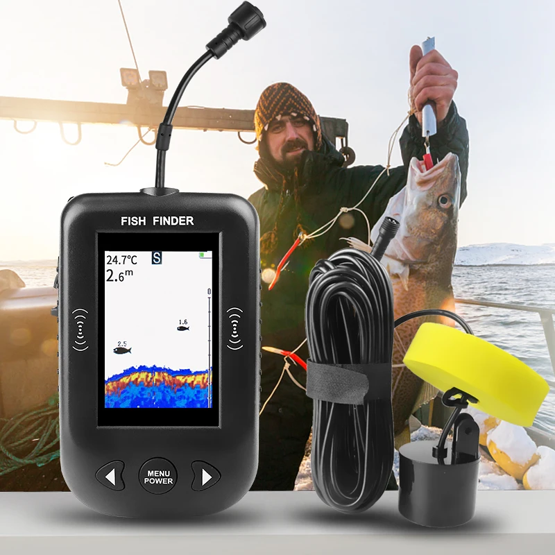 Fish Finder Cable - Erchang XF03 Viszoekers 45 Graden 100M
