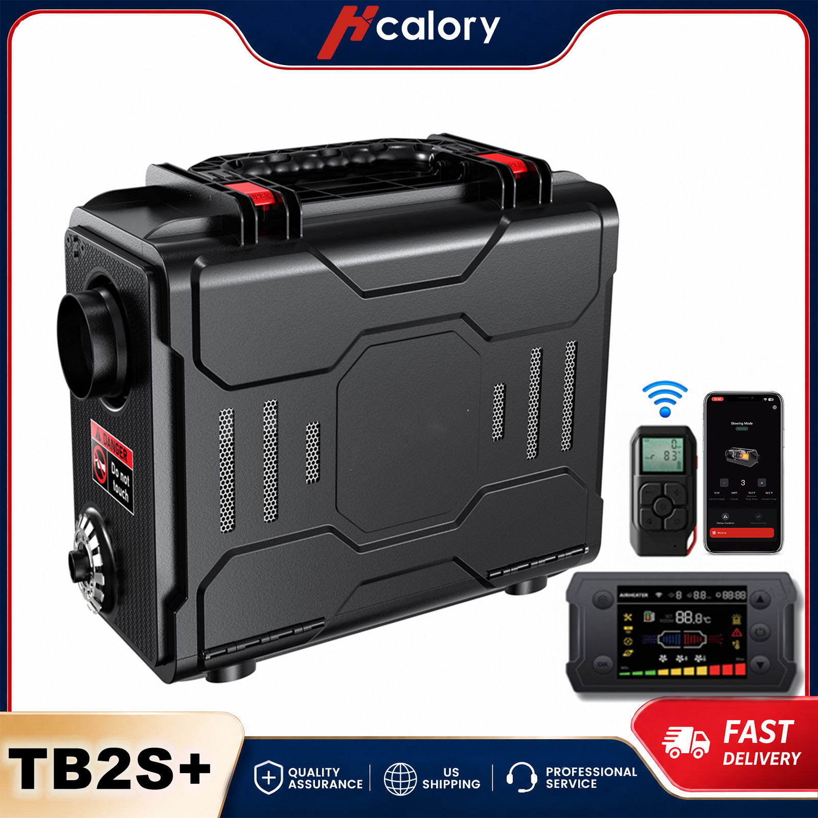 Fishing Camera - Hcalory TB2S+ 8KW Dieselkachel 6L Toolbox