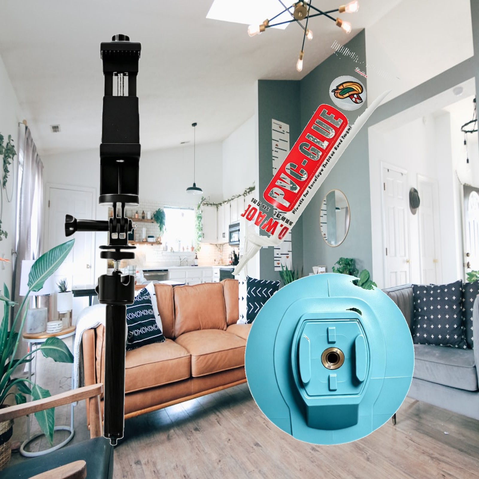 Fishing Camera - Kajak Telefoonhouder Sportcamera Houder Telefoonbevestiging Kajak