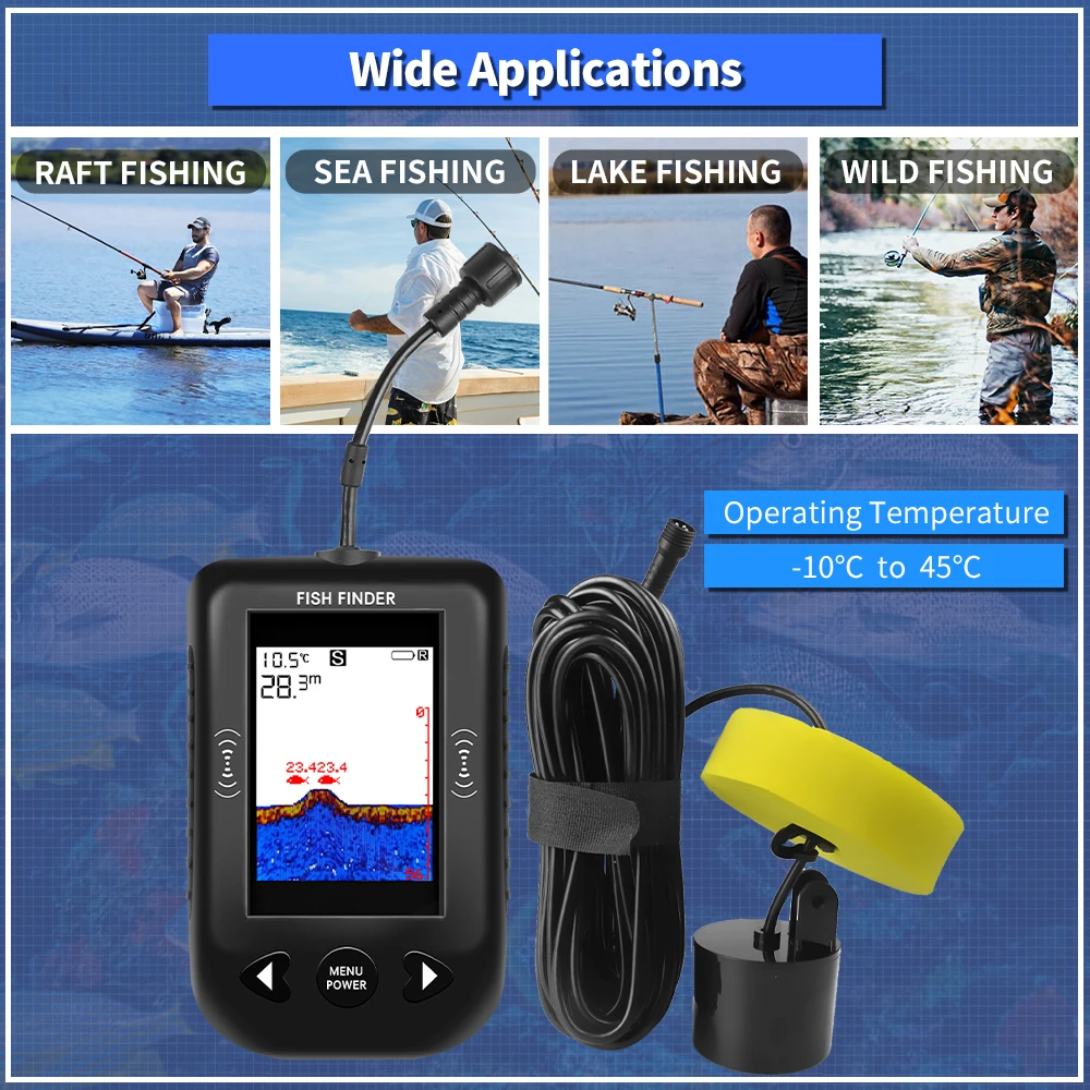 Erchang XF03 Viszoekers 45 Gra - Fish Finder Cable recensie en prijs