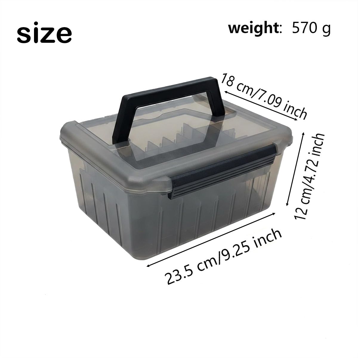 Visgereidoos met handvat, draa - Fish Finder Case recensie en prijs